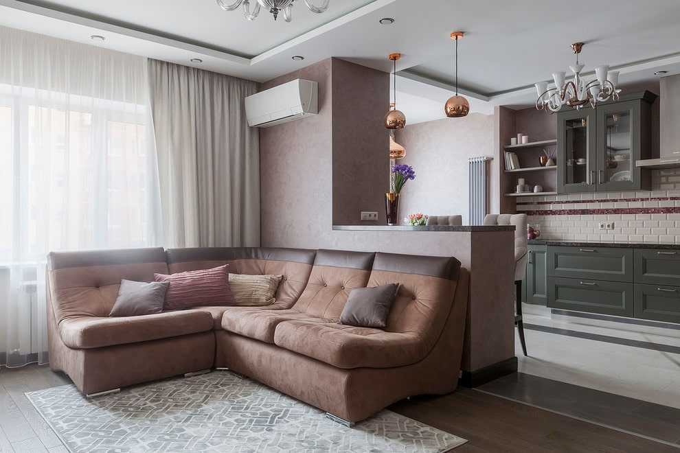 Дизайн кухни с диваном (36 фото): угловой диванчик в интерьере. где лучше поставить: напротив кухонного гарнитура или возле окна? планировки большой кухни