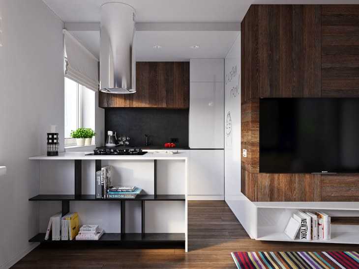 Кухня-гостиная 40 кв. м.: 50 фото дизайна в частном доме, студии или квартире.