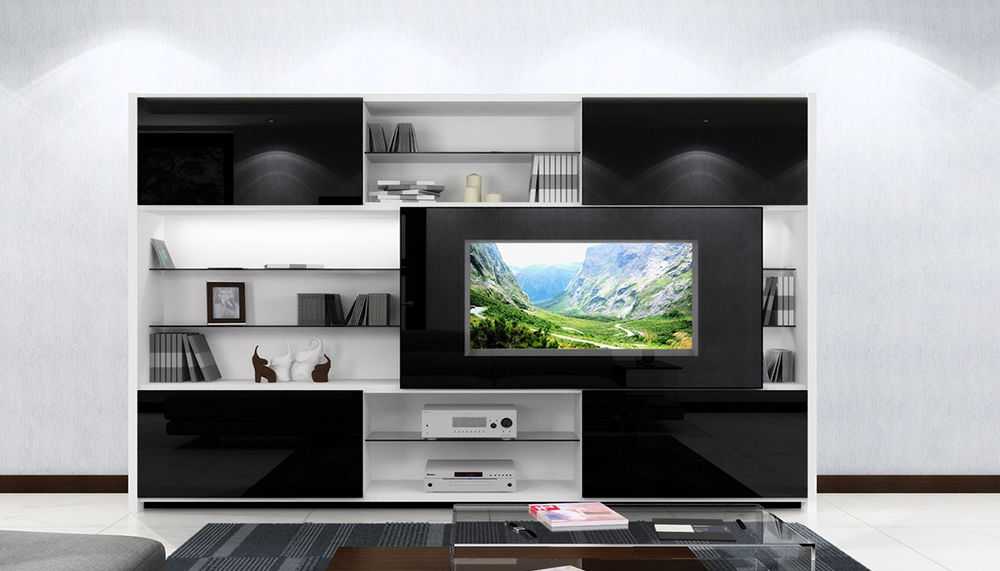 Стенка под телевизор в гостиную (105 фото): новинки дизайна из каталога производителя 2021 года
