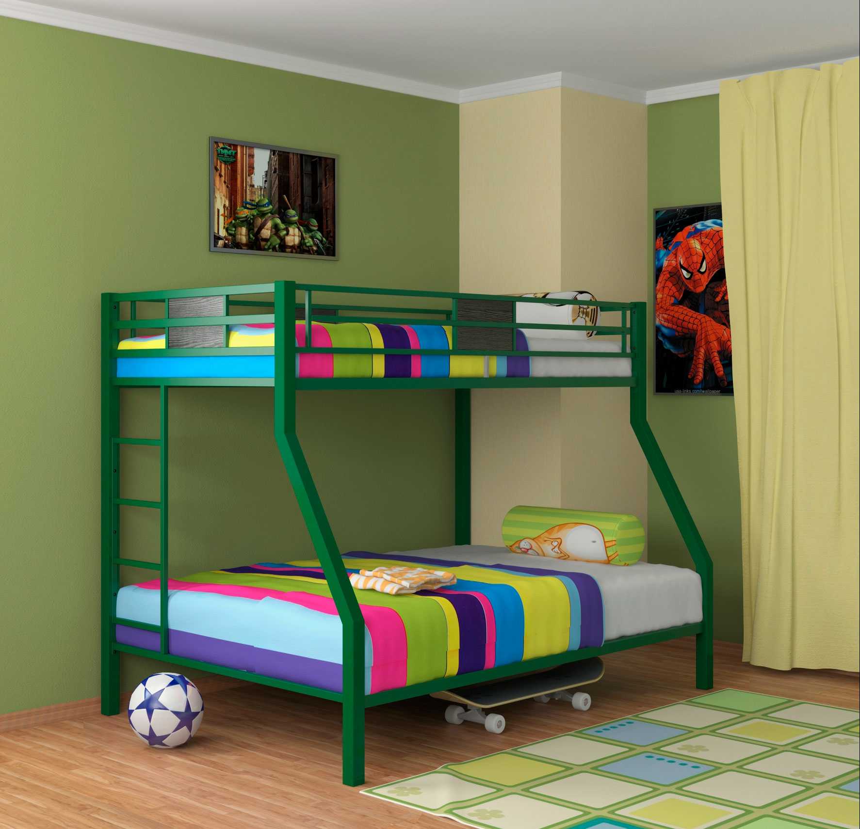 Мебель детская кровати для детских садов массив