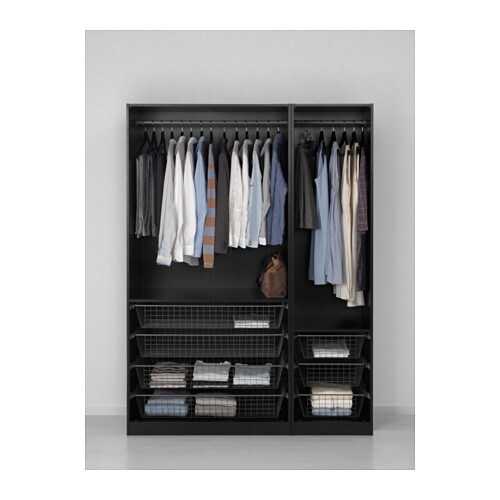 Гардероб ПАКС – оптимальный вариант для удобного и аккуратного хранения одежды Как смотрится белый угловой шкаф IKEA в интерьере гардеробной Какие модели системы Пакс популярны сегодня Размерный ряд и цветовая гамма мебели от IKEA