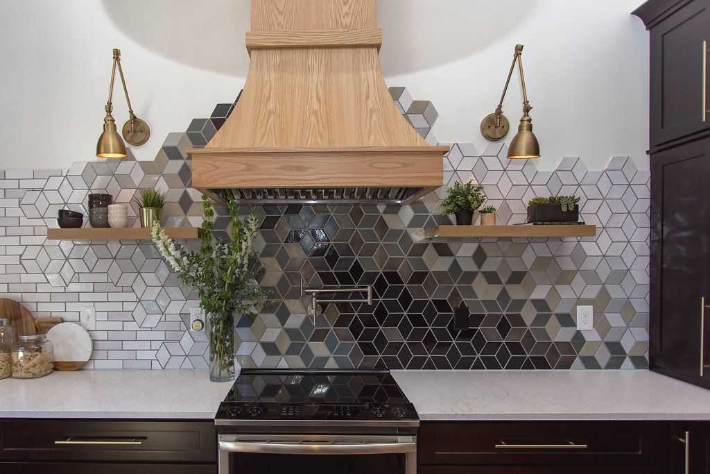Плитка мозаика для кухни: 90+ фото плитки мозаики на кухне