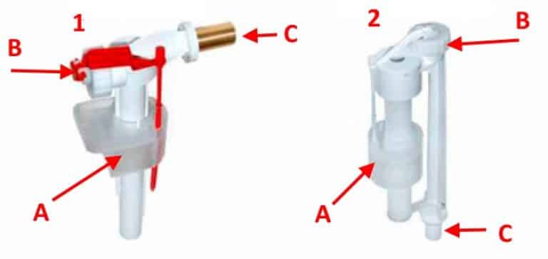 Сливной клапан для бачка унитаза: устройство перекрытия воды, регулировка мембранного и впускного клапана