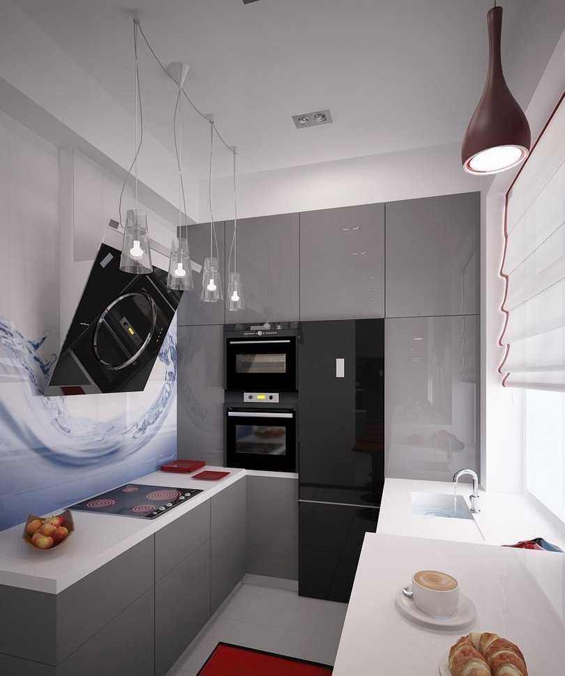 Дизайн кухни 6 кв. м (92 фото): идеи ремонта в маленькой комнате 6 квадратных метров, варианты интерьера и секреты удачного дизайна, планировка с кухонным гарнитуром и другой мебелью