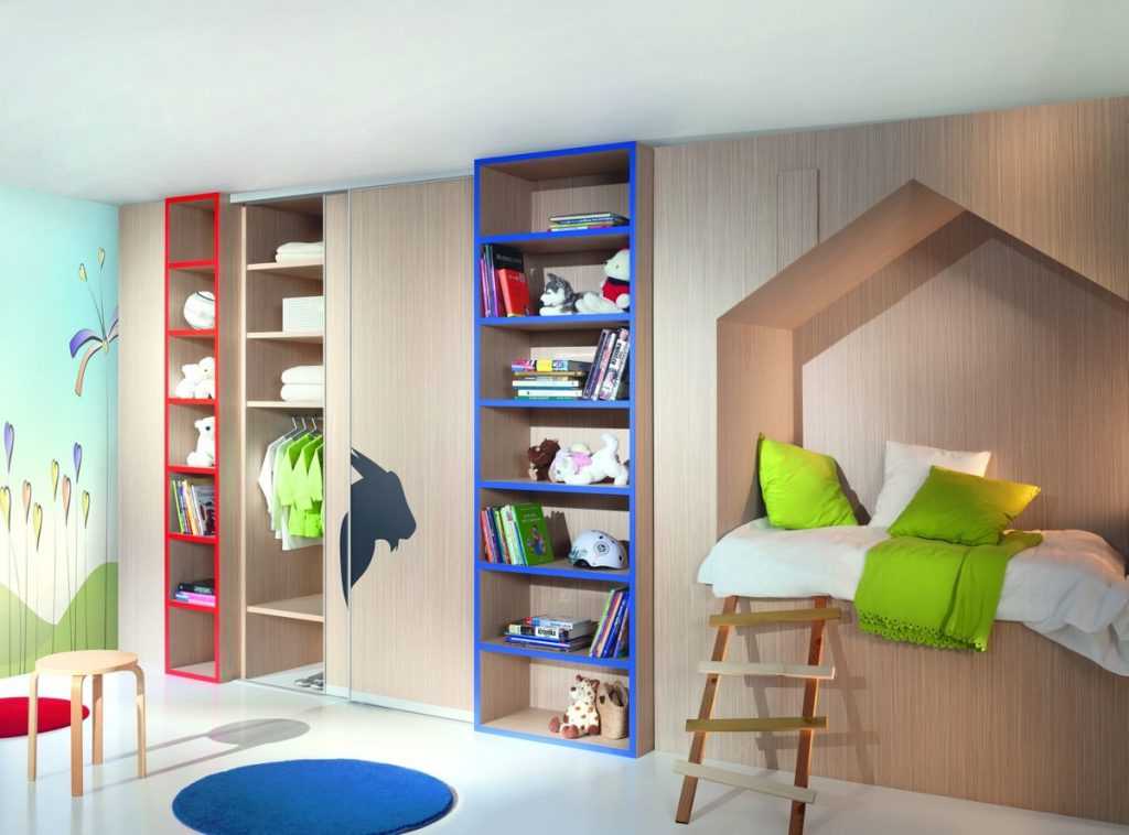 Шкаф в детскую комнату для девочки, требования и характеристики