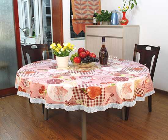 Скатерть на стол для кухни (70 фото): прозрачная силиконовая клеенка на кухонный стол, водоотталкивающая стеклянная скатерть на круглый стол и другие варианты