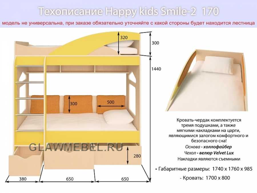 Двухъярусная детская кровать – очень удобный вид спального места для большой семьи Какие виды двухэтажных кроваток для детей бывают Как обезопасить малыша во время сна и игр на ней