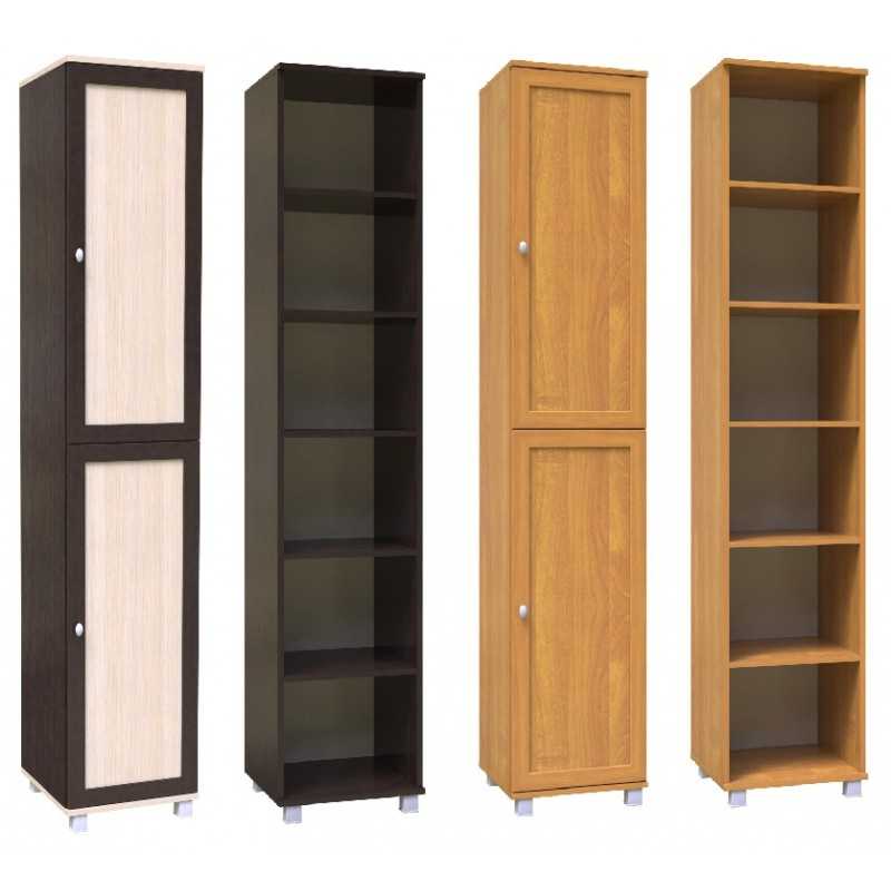 Шкаф-пенал (59 фото): угловые модели с полками для одежды, узкий вариант в спальню, колонка со стеклом