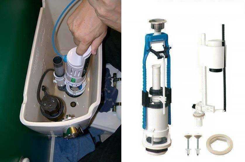 Сливной клапан для бачка унитаза: устройство перекрытия воды, регулировка мембранного и впускного клапана