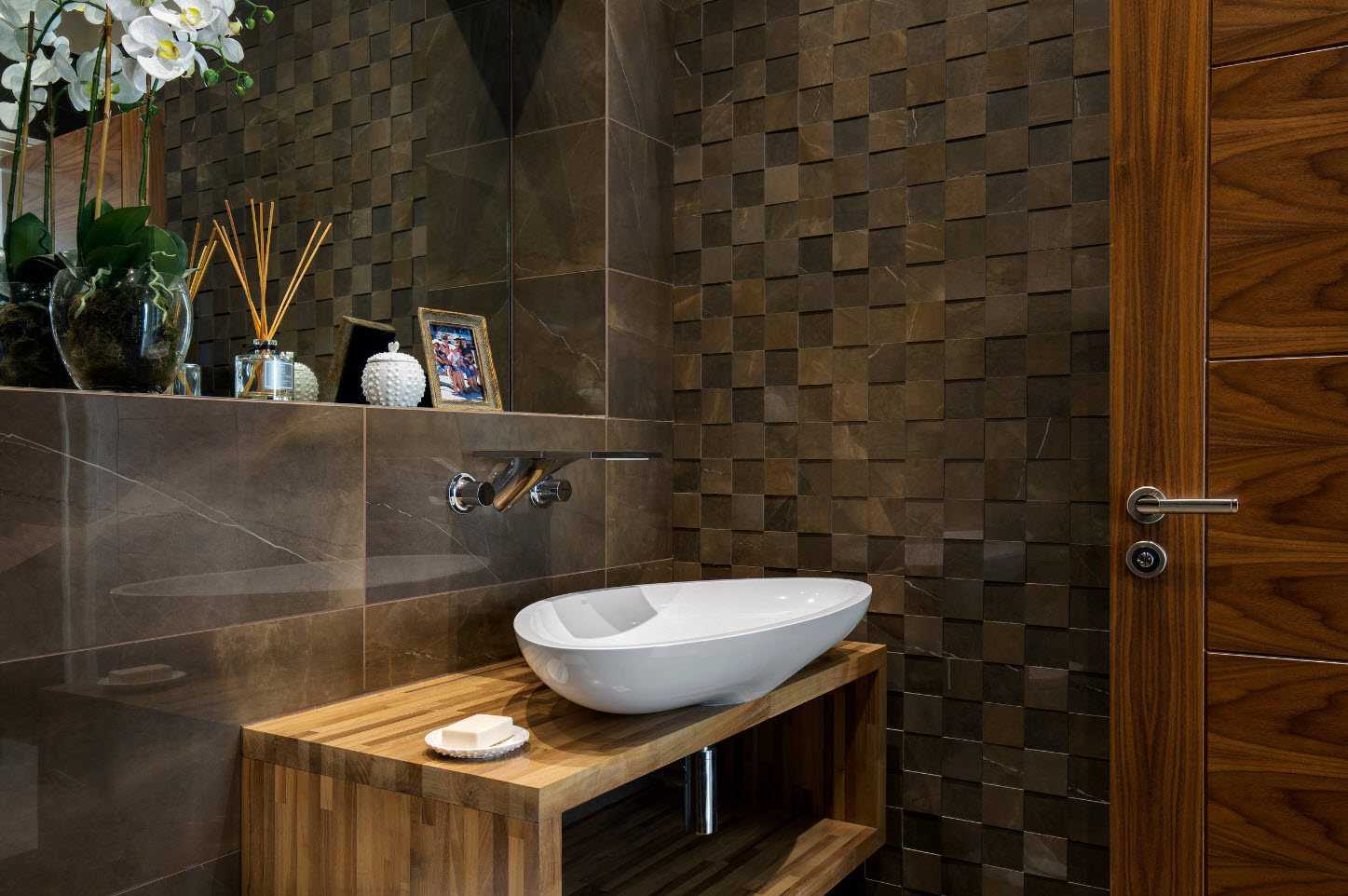 Полки в ванной комнате дизайн для шампуней