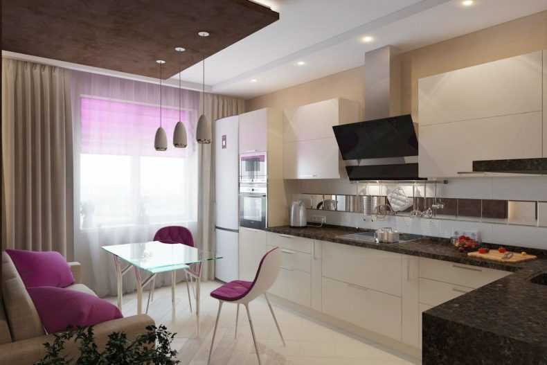 Планировка кухни-гостиной 12-13 кв. м: лучшие варианта дизайна и интерьера