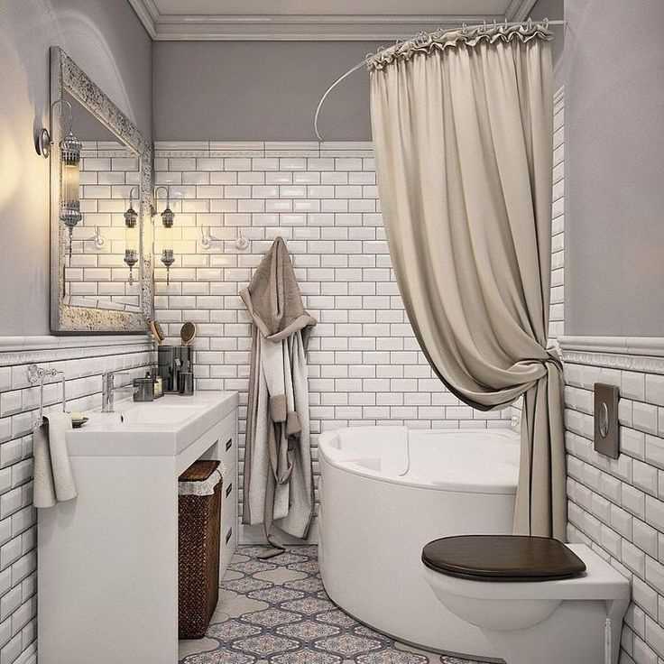 Маленькая ванная комната совмещенная с туалетом + 50 фото