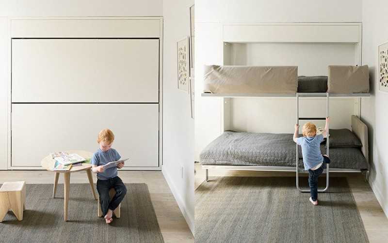 Детская мебель-трансформер (34 реальных фото): кровать, шкаф, стол