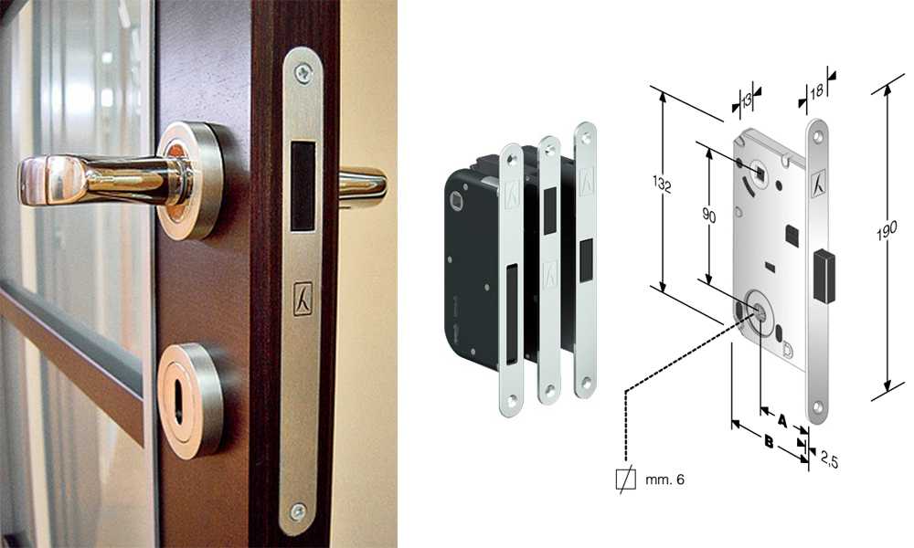 Электромагнитная защелка на дверь - принцип работы и установка.