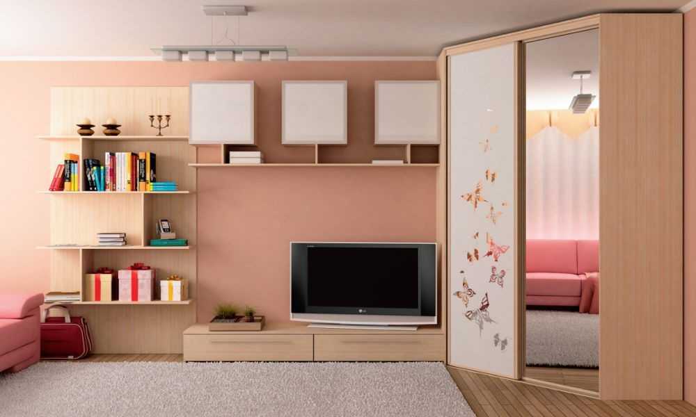 Модульные стенки – оригинальный стилистический прием комнат разного типа Каковы их виды, для чего предназначена мебель в виде горки и другие конструкции В чем их преимущество
