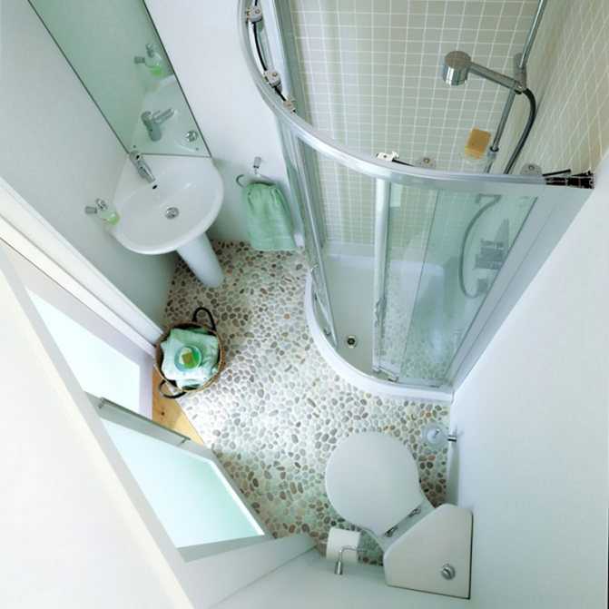 Ремонт маленькой ванной комнаты. 40 идей интерьера