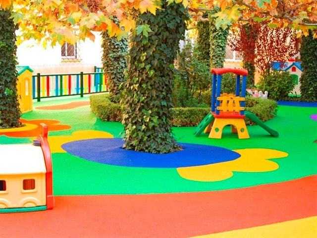 Напольные покрытия для детских площадок