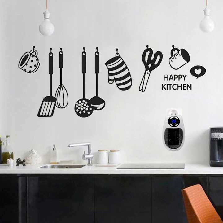 Наклейки на кухню (20 фото): виниловые и декоративные, большие и маленькие интерьерные наклейки для декора кухни