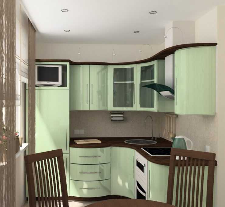 Мебель для маленькой кухни: кухонный гарнитур, стол и стулья, варианты планировки и выбор цветовой гаммы
