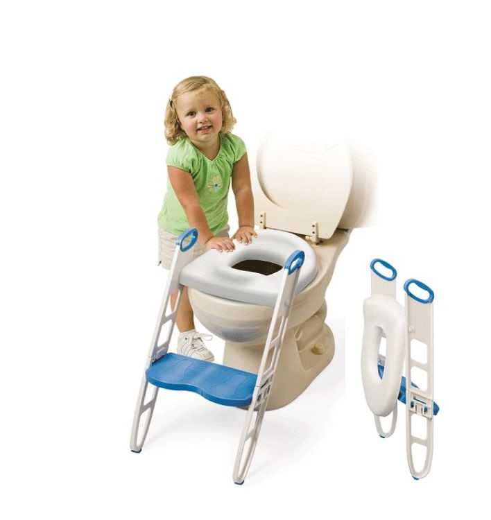 Детское сиденье на унитаз со ступенькой: накладка для детей, насадка и стульчак с лесенкой