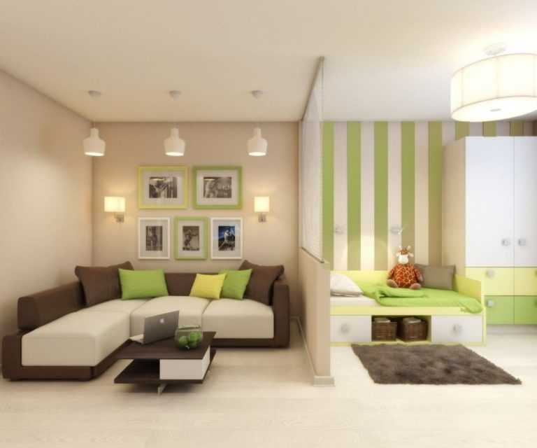 Спальни-гостиные 19-20 кв. м: варианты дизайна и зонирования