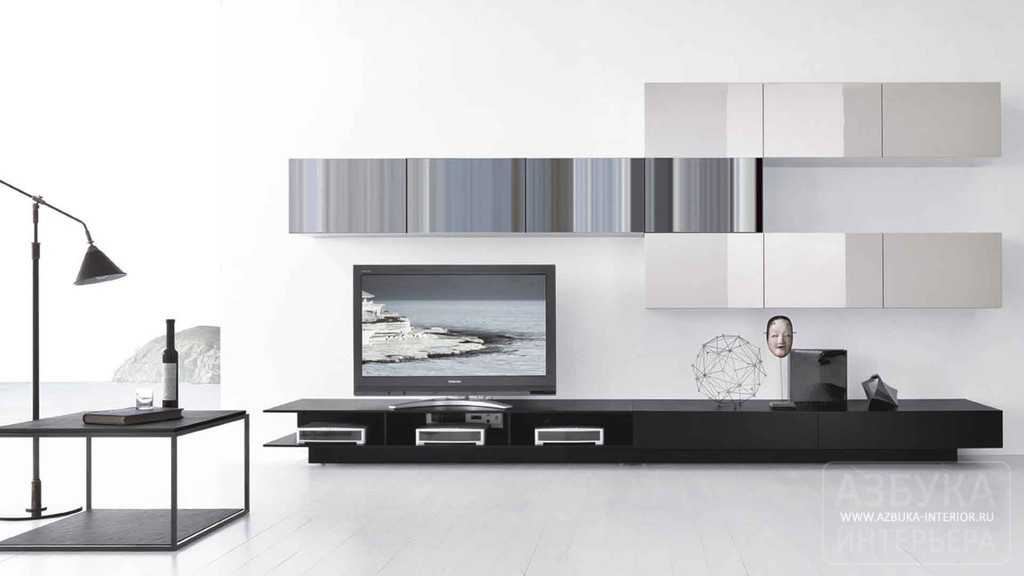 Полка под телевизор (58 фото): как выбрать настенные подвесные консоли? стеклянные и деревянные, длинные и узкие модели в интерьере
