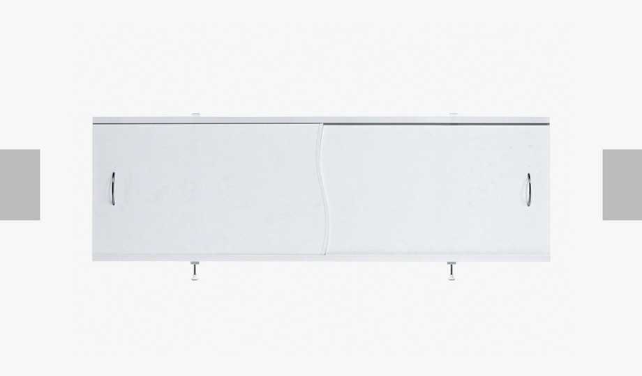 Мдф-экран под ванну: распашная модель размерами 150, 160, 170 и 180 см, фронтальная и боковая купе-панель alavann